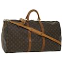 VINTAGE LOUIS VUITTON KEEPALL DUFFLE BAG 60 MONOGRAM TRAVEL BAG CANVAS  Brown Cloth ref.820963 - Joli Closet