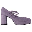 Pigalle Pumps - Carel - Purple - Leather