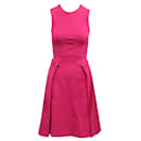Fuchsia Pink Dress with Side Panels - Alexander Mcqueen