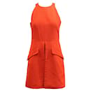 Orange Sleeveless Mini Dress - Alexander Mcqueen
