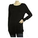 Burberry Brit Black Merino Wool Knit Mini Length Dress ou Long Top taille L