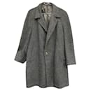 vintage tweed coat size L - Autre Marque
