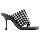 Bumper Crystal Mules - J.W. Anderson - Black - Leather - JW Anderson