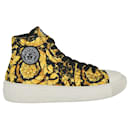 Versace La Greca Baroque-Print Sneakers