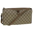 GUCCI GG Canvas Web Sherry Line Shoulder Bag Beige Red 89.02.012 auth 36784 - Gucci