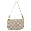 LOUIS VUITTON Damier Azur Mini Pochette Accessoires Pochette N58010 Auth LV 36923 - Louis Vuitton