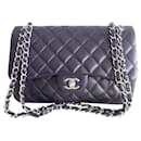 Chanel Classic Gm navy blue bag