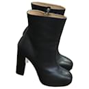 CELINE  Ankle boots T.eu 40 Leather - Céline