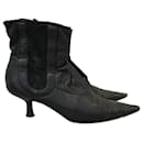 CHANEL  Ankle boots T.eu 37 Leather - Chanel