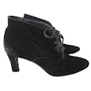 CHANEL  Ankle boots T.eu 37.5 velvet - Chanel