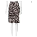 DvF Cougarette pencil skirt from linen and silk - Diane Von Furstenberg
