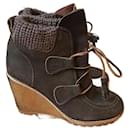 CHLOE  Ankle boots T.eu 37.5 Leather - Chloé