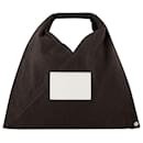 Mini Japanese Bag - Mm6 Maison Margiela - Black - Canva - Maison Martin Margiela