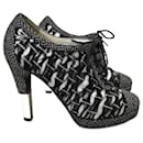 CHANEL  Ankle boots T.eu 37.5 tweed - Chanel