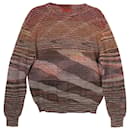 Missoni Space-Dyed Sweatshirt in Brown Cotton