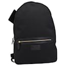 Polo Ralph Lauren Leather-Trimmed Backpack in Black Canvas 