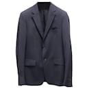 Prada Suit Jacket in Navy Blue Light Stretch Wool