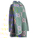 GG jacquard wool silk scarf - Gucci