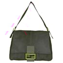 Sac bandoulière Fendi vintage Mama en daim fuchsia