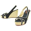 CHRISTIAN LOUBOUTIN SHOES ESPADRILLE WEDGE SANDALS 39 SHOES - Christian Louboutin