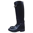 Hermès Black Jumping Boots
