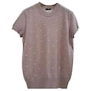 Chanel Pink Cashmer Pearl Top
