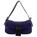 Baguette Fendi en laine violette