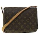 Bolsa de ombro com alça curta LOUIS VUITTON Monogram Musette Tango M51257 Auth am3931 - Louis Vuitton