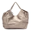 Chanel Coco Cabas Tote Leather Tote Bag in Good condition