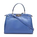 Fendi Leather Peekaboo Handbag Leather Handbag 8BN226 in Great Condition