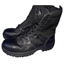 Industrial Safety Shoe Steel Toe 9 Eyelets Black Leather Boots - Dr. Martens