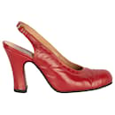 Sapato salto alto vermelho Vivienne Westwood