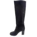 CHANEL  Boots T.eu 39 Suede - Chanel