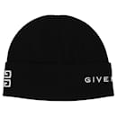 Givenchy Embroidered 4G Logo Wool Beanie