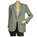 Diane Von Furstenberg DVF Roslyn Multicolor Viscose Floral Blazer Jacket size 4