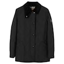 Country-Jacke aus schwarzem, gestepptem Nylon - Burberry