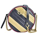 GG Marmont Torchon Mini Round Crossbody Bag 550154 - Gucci
