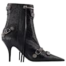 Cagole H90 Ankle Boots - Balenciaga - Leather - Black