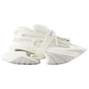 Einhorn-Sneaker – Balmain – Leder – Weiß