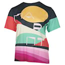 Camiseta estampada Isabel Marant em algodão multicolorido