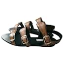 STELLA MC CARNEY Bronze sandals size 41 fr / CORRECT CONDITION - Stella Mc Cartney