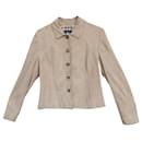 Burberry suede jacket size 42