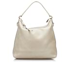 Gucci White Miss GG Leather Satchel