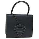 LOEWE Barcelona Hand Bag Leather Navy Auth am3961 - Loewe