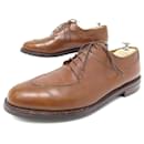 AVIGNON GRIFF I PARABOOT SHOES 10.5D 44.5 DERBY HALF HUNTING LEATHER SHOES - Paraboot
