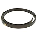 LOUIS VUITTON For Damier Florentine Strap Leather 40.6"" Brown LV Auth bs4312 - Louis Vuitton