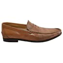  Tod's Loafers with Penny Bar in Brown Leather