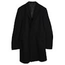 Trench coat Prada in lana nera