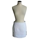 CHANEL – WHITE MINI SKIRT T42 very good condition - Chanel