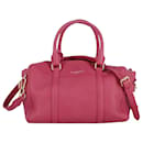 Burberry Bee Handle Bag in Pink Leather
